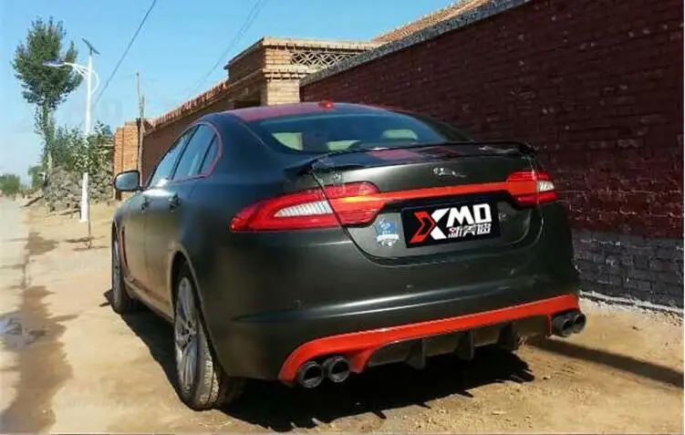 Углеродное волокно заднего крыло багажника выступ Спойлеры для Jaguar XF 2009 2010 2011 2012 2013