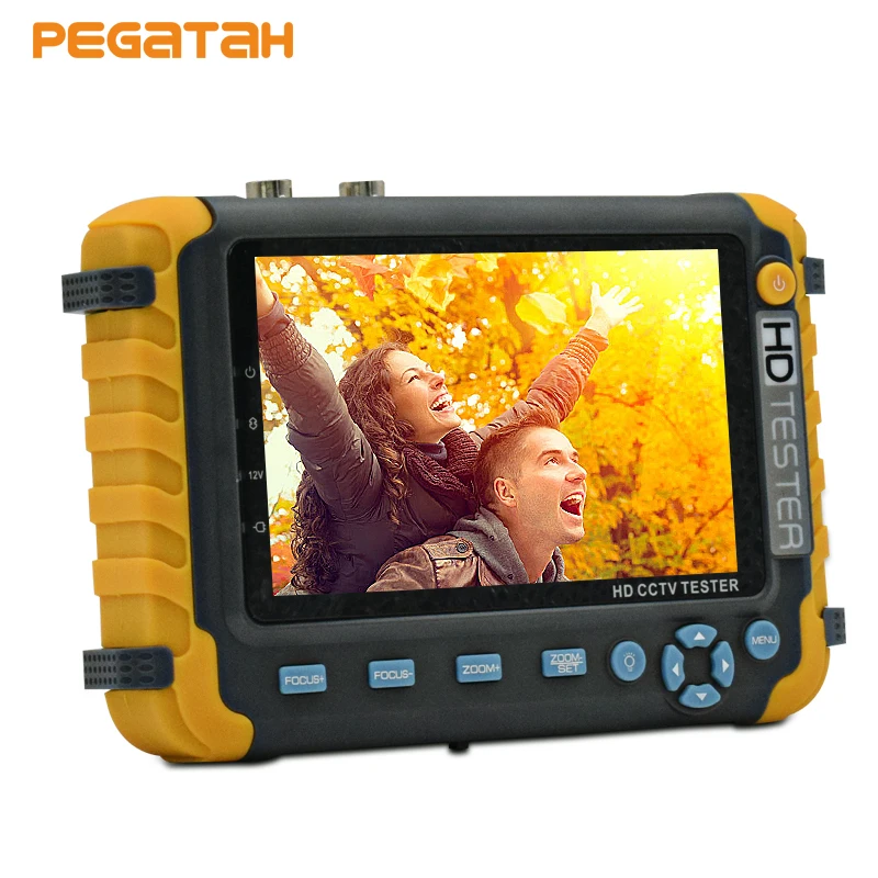 CVBS тестер камеры видеонаблюдения 5 дюймов 5MP 1080P UTC TVI AHD CVI аналоговый монитор
