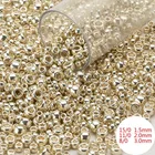 Стеклянные бусины TOHO, из тайдиана, Япония, Круглые, золотые бусины PF557, 150, 110, 80, ручная работа, роскошный стиль, 3510 граммпакет