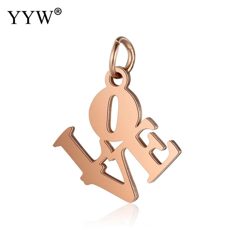 Подвеска в виде букв алфавита из нержавеющей стали 10 шт./лот | Украшения и