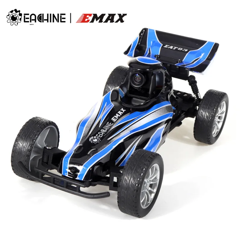 Eachine EMAX EAT03 2 4G Синий Электрический FPV RC автомобиль с очками для Interceptor полный