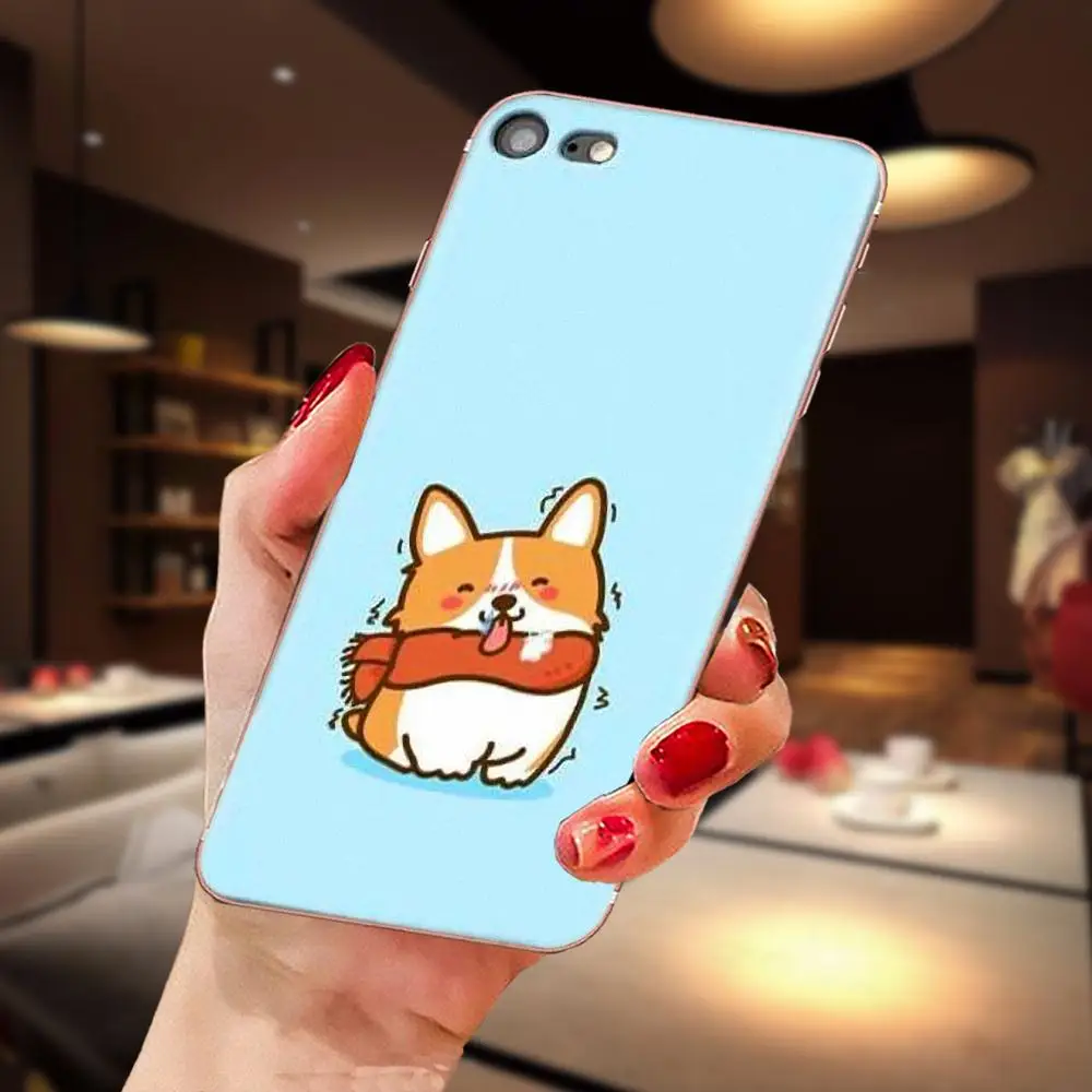 Мультфильм корги собака косплей Shiba Лисья Секретная служба (Inu для huawei Honor 4C 5A 5C 5X6 6A