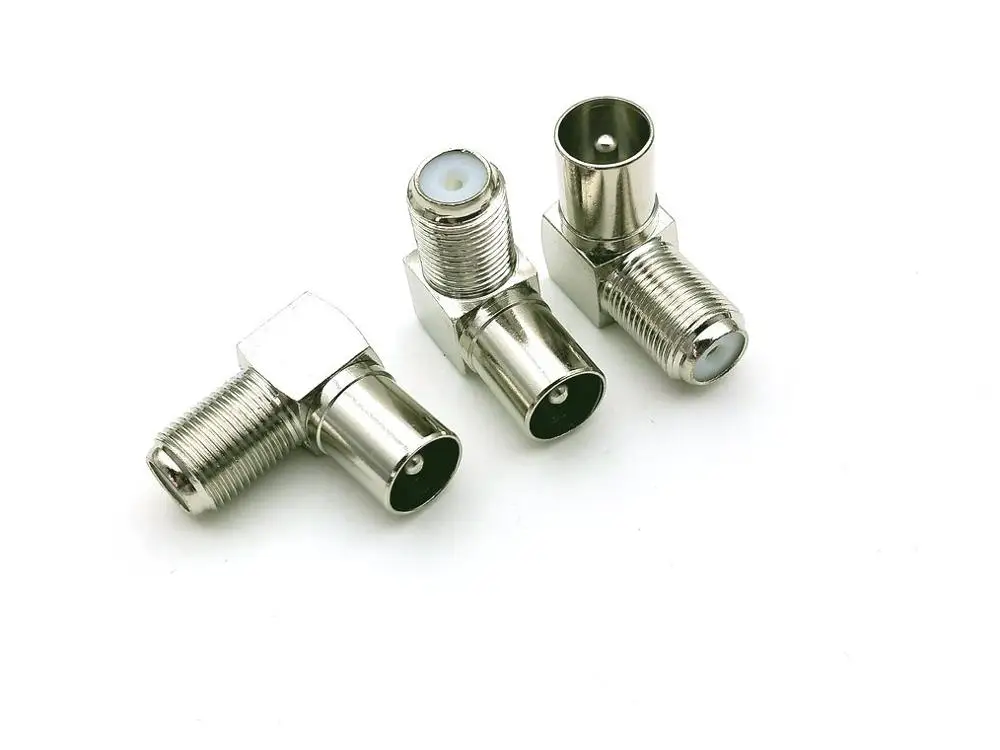 100 шт. медный F образный коаксиальный гнездовой разъем к прямоугольному