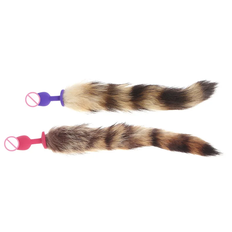 Секс игрушка новая забавная любовь искусственный Лисий хвост Анальная пробка