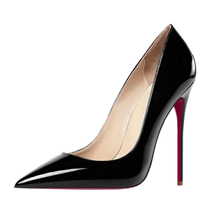 Туфли женские из натуральной кожи, пикантные туфли-лодочки с красной подошвой, модные вечерние туфли на высоком каблуке-шпильке, цвет черныйтелесный