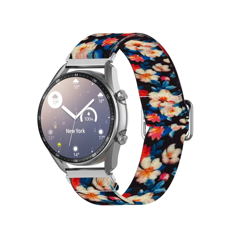

20mm 22mm nylon Strap Fabric For Samsung Galaxy watch 3 4 Active2 Gear Sport S3 S4 Replacement Band For Amazfit HUAWEI Watch GT2