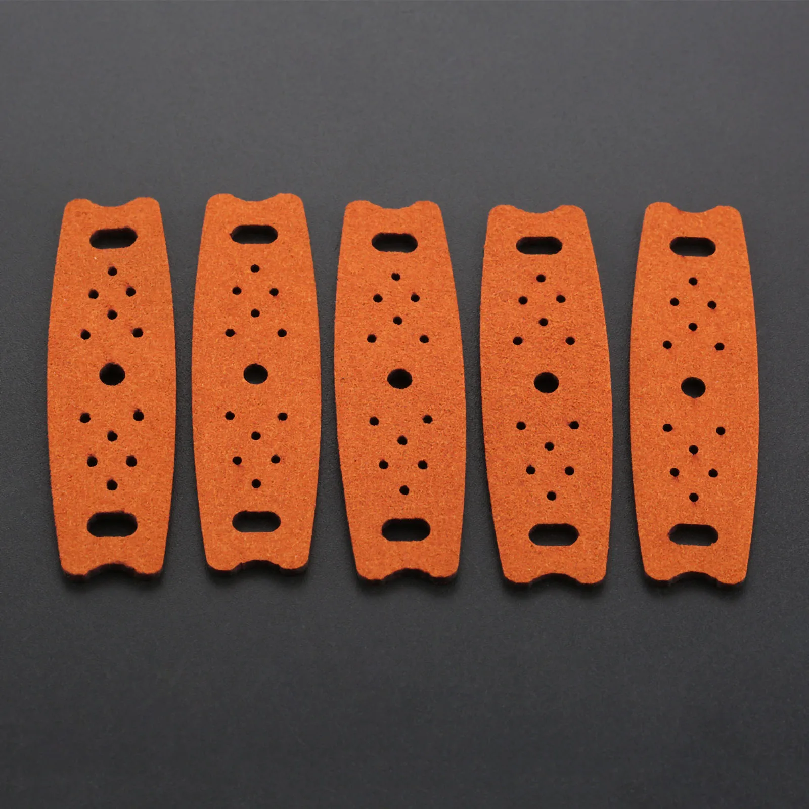 5 шт. коричневый рогатки Чехлы Чехол микрофибра кожа + дыропробивная машина на