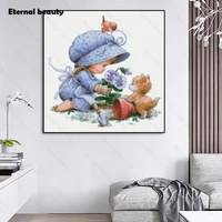 diamond painting baby room pictures of rhinestones cartoon animal mosaic painting full drill diamond embroidery home wall decor