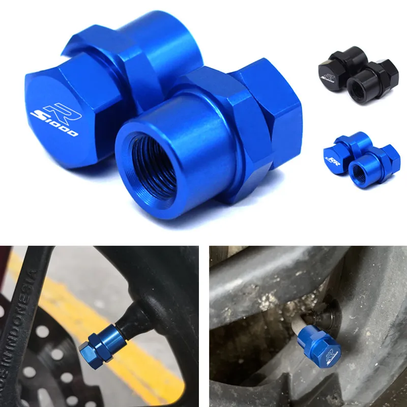 

For BMW S1000R S1000RR s1000 r s1000 rr LOGO Motorcycle High Quality CNC Aluminum Wheel Tire Valve Stem Airtight Covers Cap