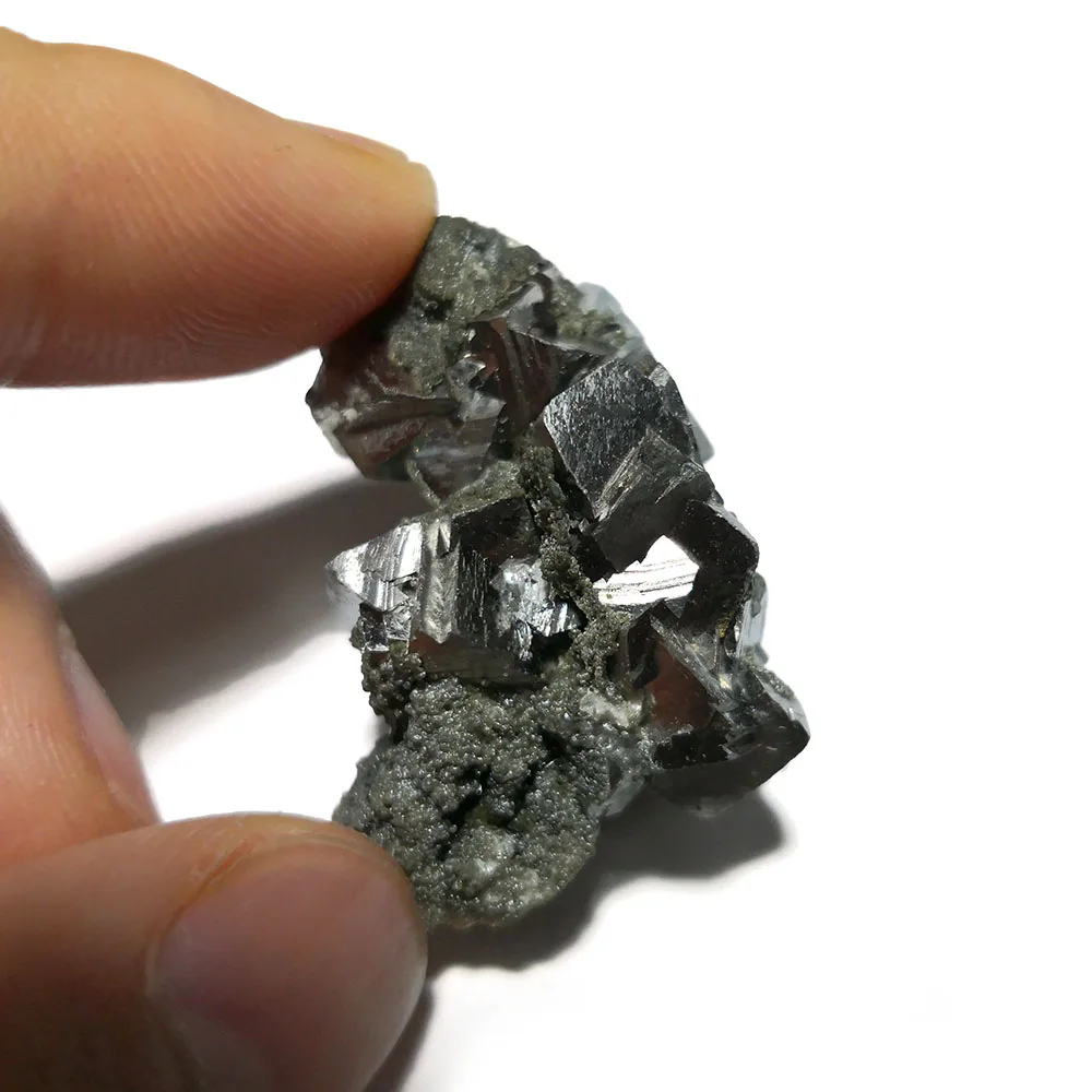 

22g B5-1b Natural Arsenopyrite Fluorite Mineral Crystal Specimen Decoration Gift Collection From Yaogangxian Hunan, China