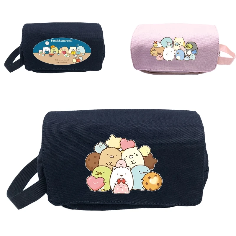 Милый мультяшный карандаш с аниме Sumikkogurashi студенческий чехол для карандашей