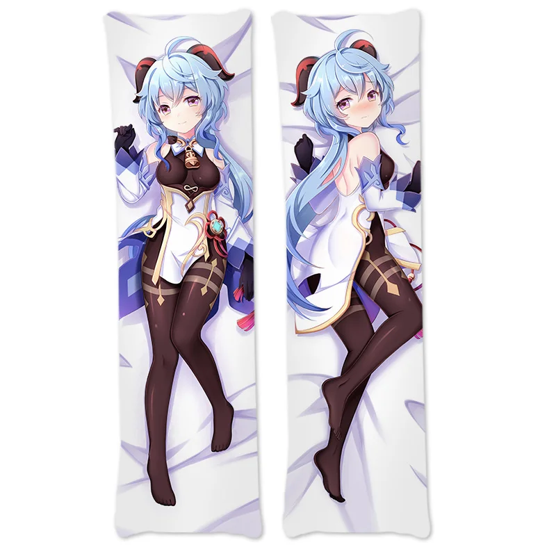 

Anime Game Genshin Impact Liyue Harbor Ganyu Theme Dakimakura Hugging Body Pillow Case Japanese Otaku Pillow Cover Gifts Cosplay