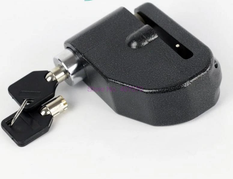 Сигнализация для мотоцикла велосипеда скутера противоугонная с замком колес 100