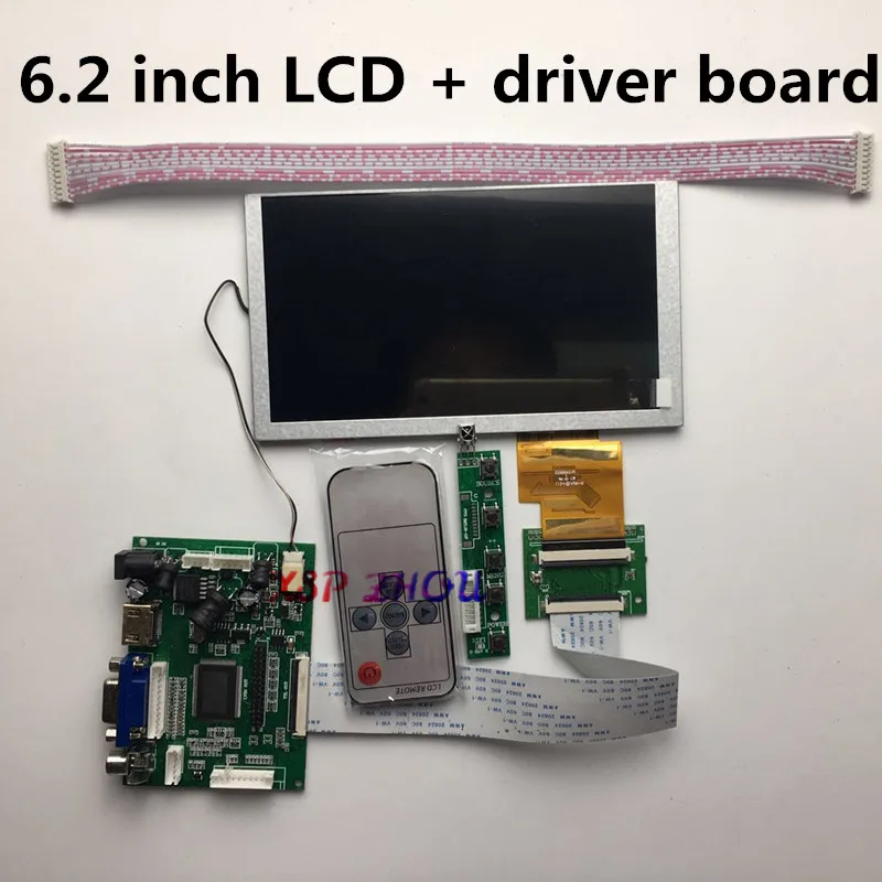 ЖК экран CLAA062LA02 CW 6 2 дюйма сенсорный с HDMI VGA 2AV 50 контактная плата драйвера