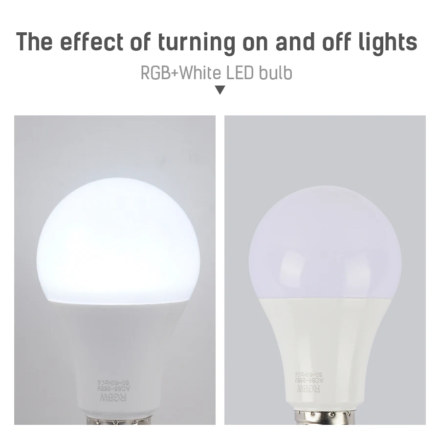 RGBW Colorchange E27 светодиодная лампа с дистанционным управлением умсветодиодный 10 Вт