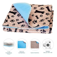 z30 dropshipping waterproof reusable dog bed mats dog urine pad puppy pee fast absorbing pad rug for pet training usa stock