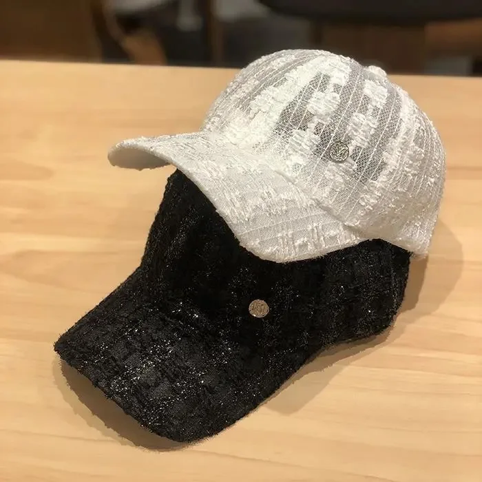 new arrival  Women's summer Baseball Caps fashionable lace floral with M label thin and breathable sun hat