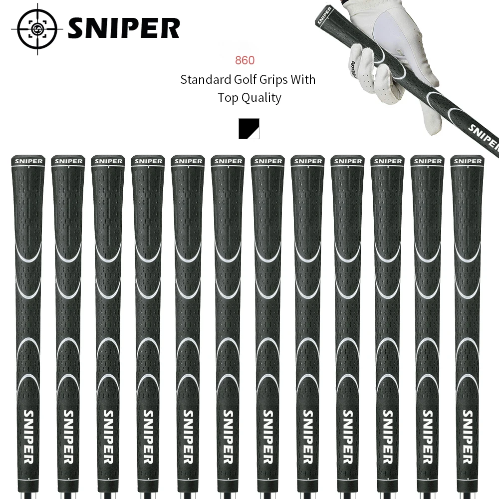 Новые серебристые Грипсы для гольфа высококачественные резиновые ручки оптовая