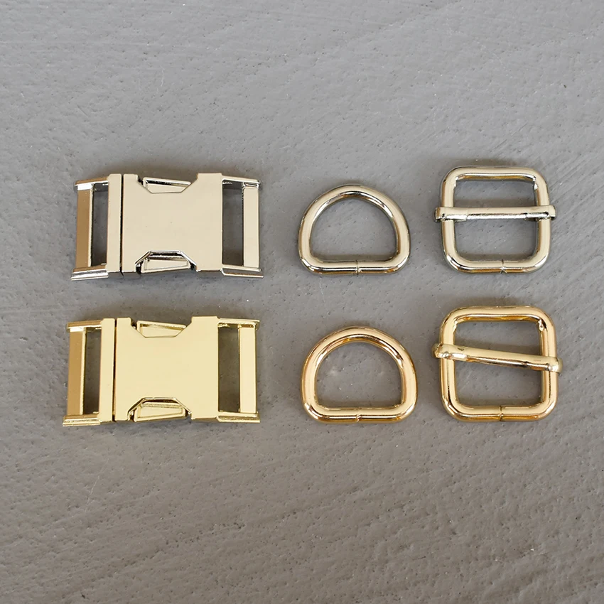 Металлическая пряжка 20 мм Регулируемая D образное кольцо набор из 3 шт.