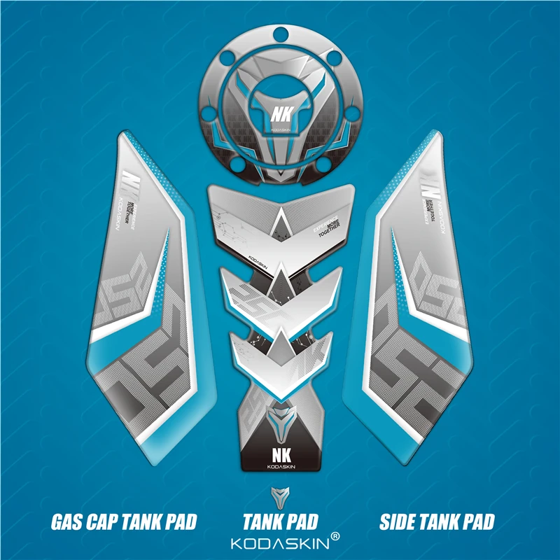 3d наклейка Kodaskin с рисунком для бака накладки мотоцикла коврик газовым маслом