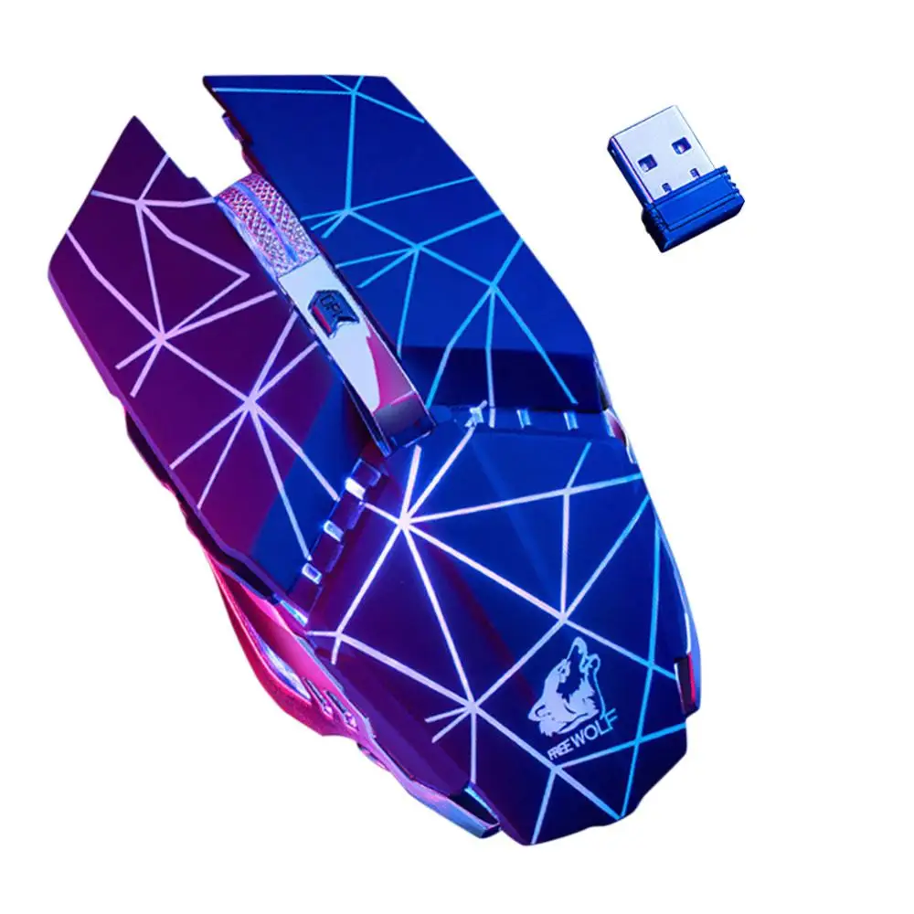 Эргономичная Беспроводная оптическая мышь Free Wolf X11 2 4G 2400DPI для ноутбука - купить