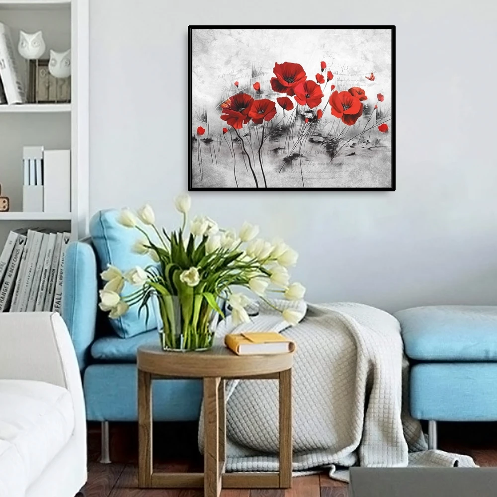 Laeacco Скандинавия цветы холст картина постер и принты картинки искусство для дома