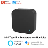 alexa google ir remote control tuya smart wifi universal infrared controller tv dvd aud ac with temperature humidity detector
