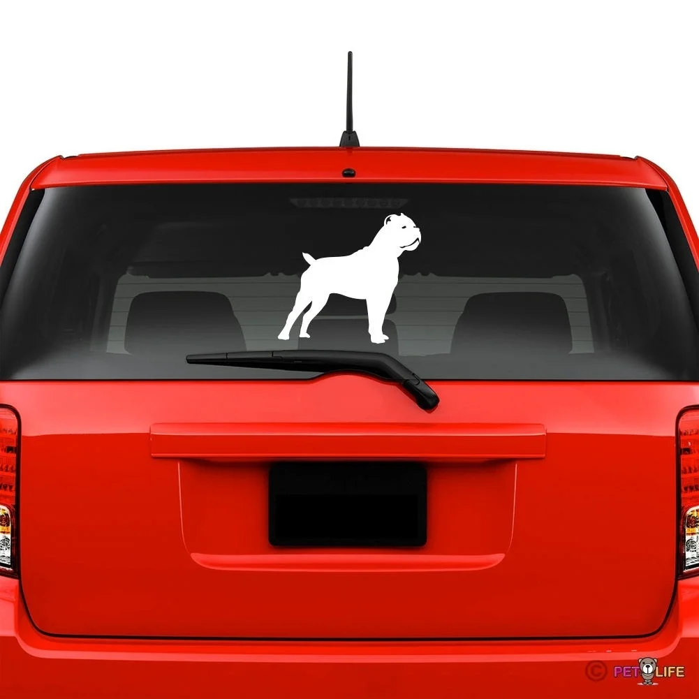 

Виниловые наклейки на лобовое стекло для автомобиля Cane Corso