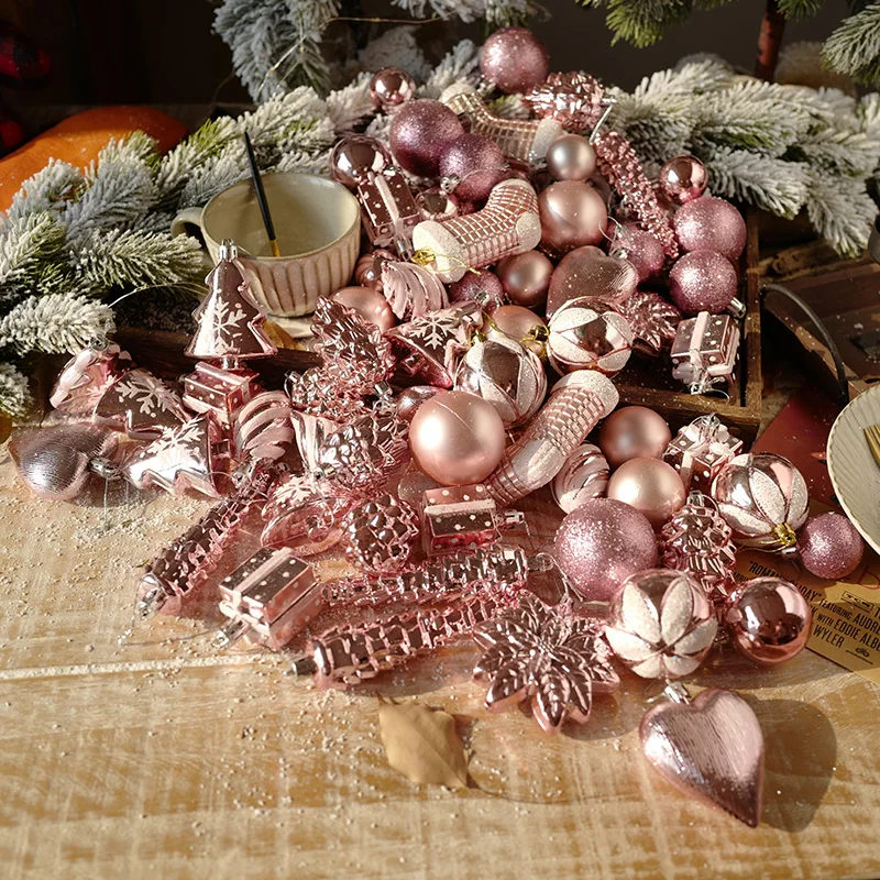 Роскошный персональный шпрей 72 упаковки Рождественский шар подвесной подвеска