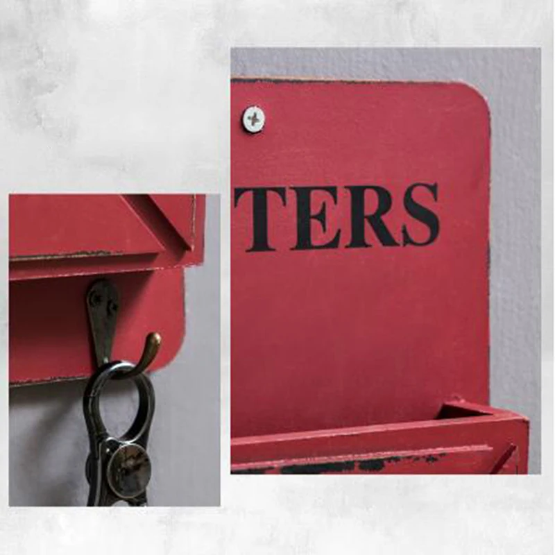 

Wall Storage Hook Retro Distressed American Home Wall Decoration Wall Hanging Hotel Cafe Decoration Supplies New
