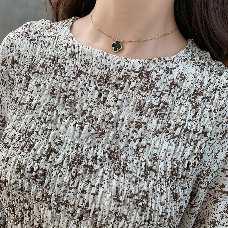 Женское винтажное Плиссированное Платье макси с цветочным принтом длинным