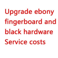 upgrade ebony fingerboard and black hardware service costs