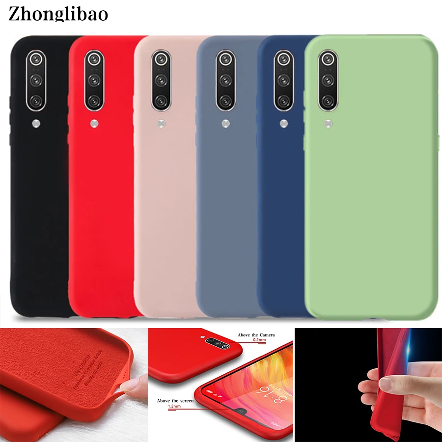 Силиконовый чехол для Xiaomi Mi 9 8 Se cc9 9t pro xaomi Redmi k20 7 7a Note Pro 128 оригинальный