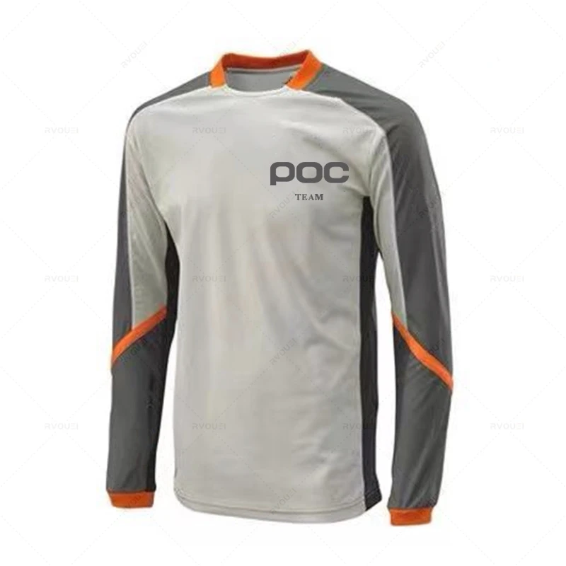 

2022 Team Poc Motorcycle Mountain Bike Enduro Downhill Jersey MTB Offroad MX Bicycle Locomotive Shirt Cross Country Mountain