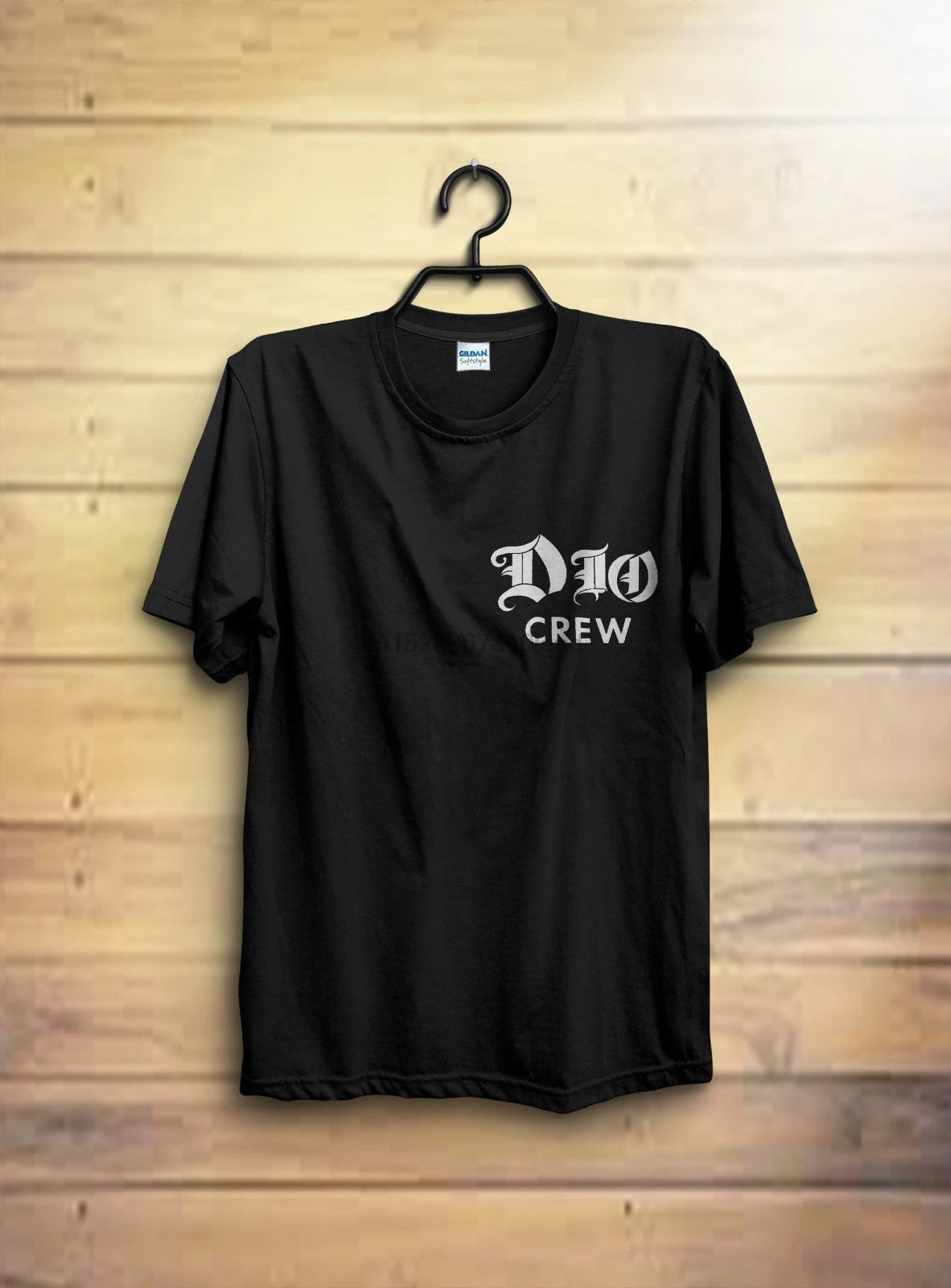 

Vintage Tshirt Dio Shirt 1983 Holy Diver Tour Crew Concert Tee Reprint