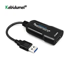 Устройство видеозахвата USB, портативное, HDMI, USB 3,0, для PS4, DVD, камеры, потоковой трансляции