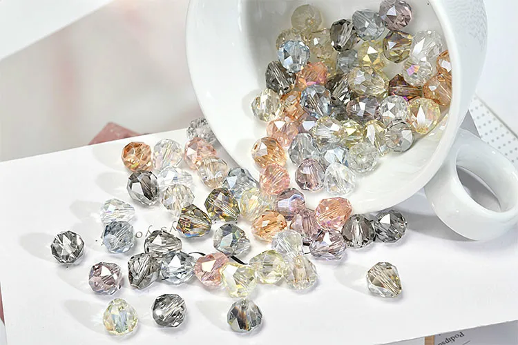 Сделай Сам ручной бисер капли воды стекло серьги с бисером из кристаллов браслет