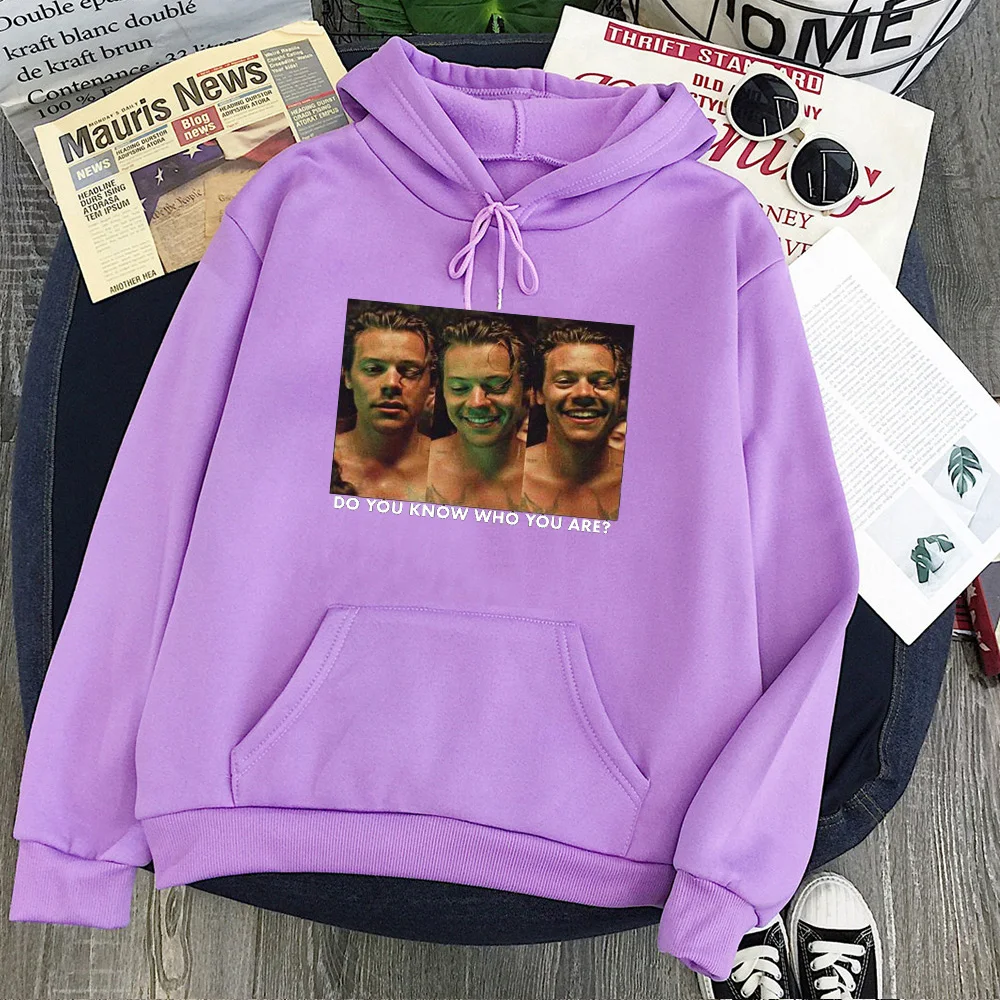 

Do You Know Who You Are Hoodies Vintage Sweatshirts Women Gothic Fall 2021 Women Vintage Print Pullovers Pink Tops