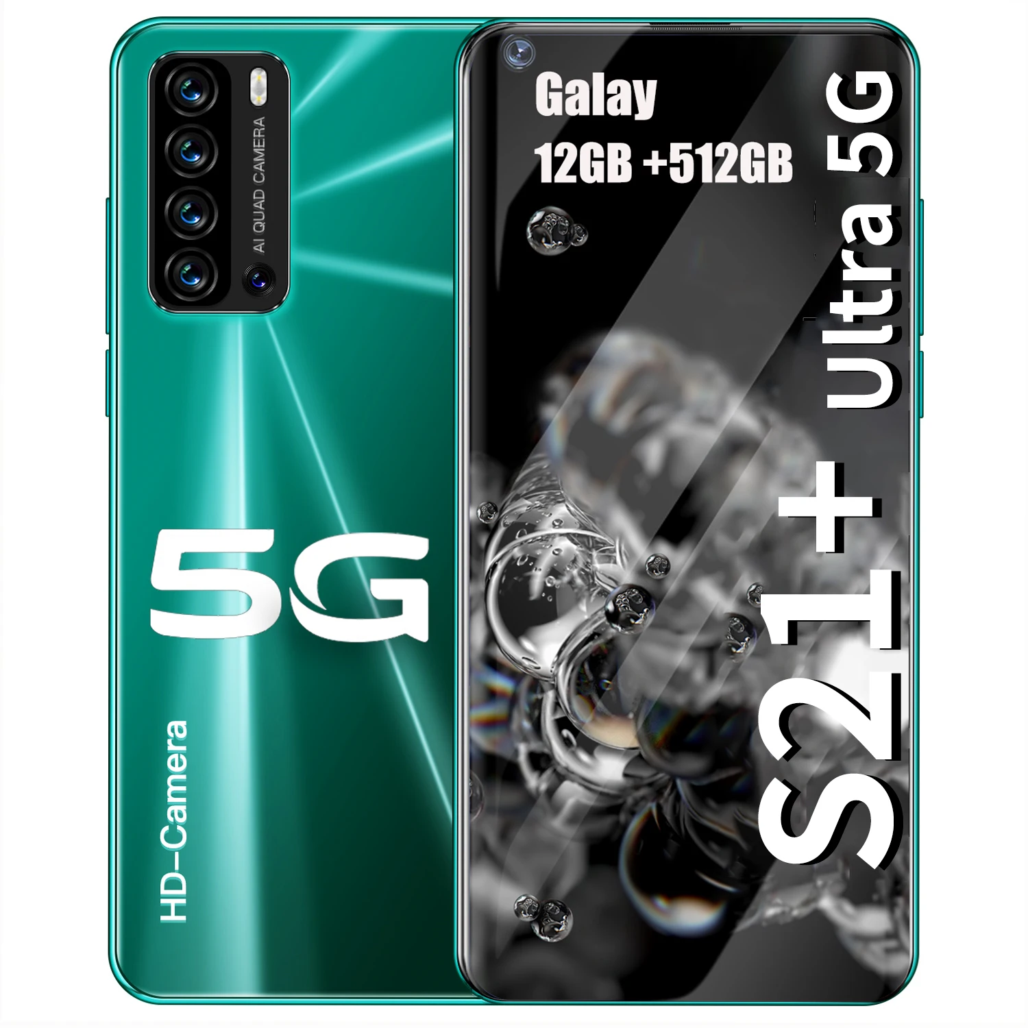 Новейшая модель 5G глобальная версия S21 + 12 ГБ 512 MTK6889 Android смартфон 7 3 дюймов