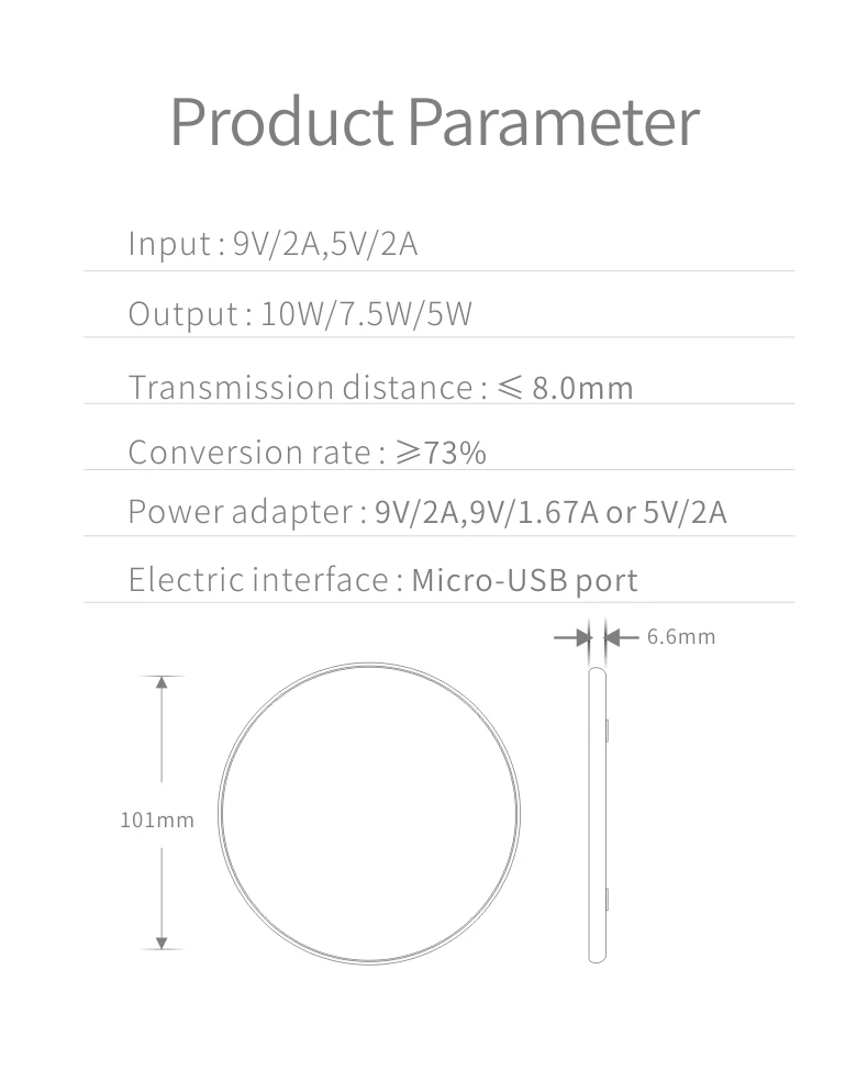 FDGAO 10 Вт Qi Беспроводное зарядное устройство для iPhone 11 Max X XR XS 8 Plus Airpods Pro USB быстрая зарядка для samsung S10 S9 S8 Note 10 9
