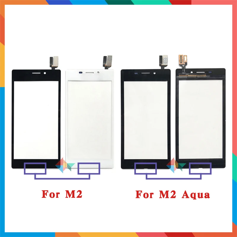4," для sony Xperia M2 S50H D2302 D2303 D2305 D2306 и M2 Aqua D2403 сенсорный экран дигитайзер Передняя стеклянная Сенсорная панель объектива
