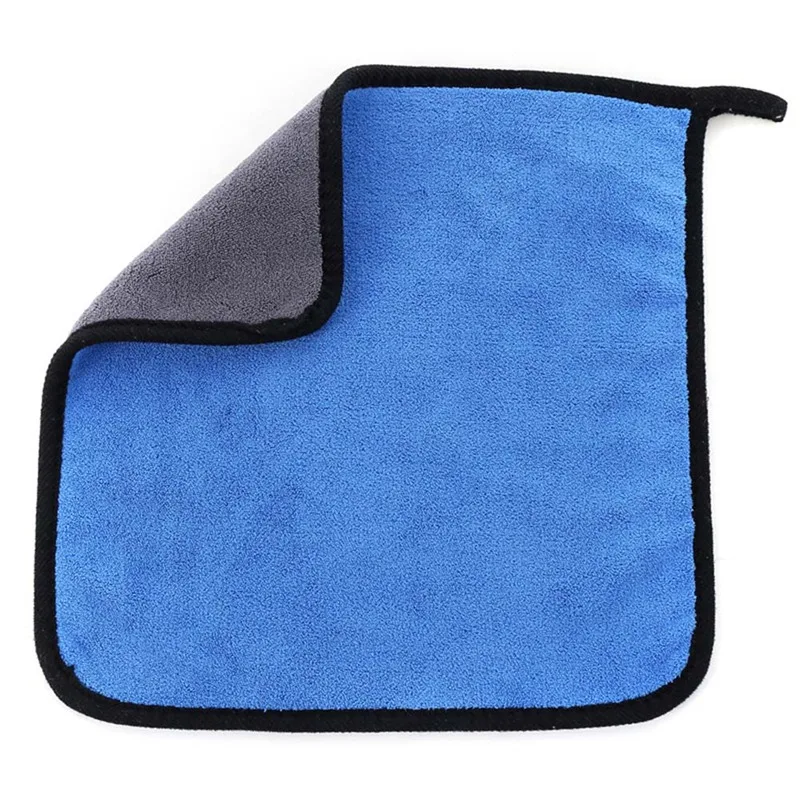 

30X30CM Polyester Thick Car Detailing Polishing Microfiber Fiber Home Washing Absorbent Car Towel Cleaning Cloths