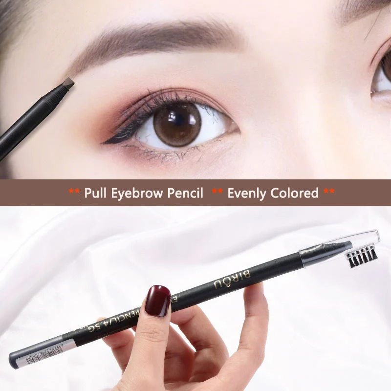 12PCS Eyebrow Pencil Long-Lasting White eyebrows Cosmetic pencil High quality Cheap Natural Waterproof Makeup Beauty | Красота и