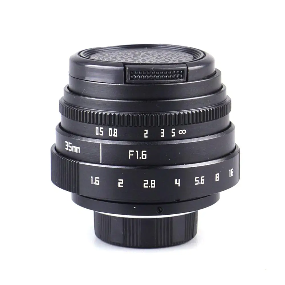 Мини-объектив Newyi с большой диафрагмой 35 мм F1.6 для Sony E mount A6000 | Электроника