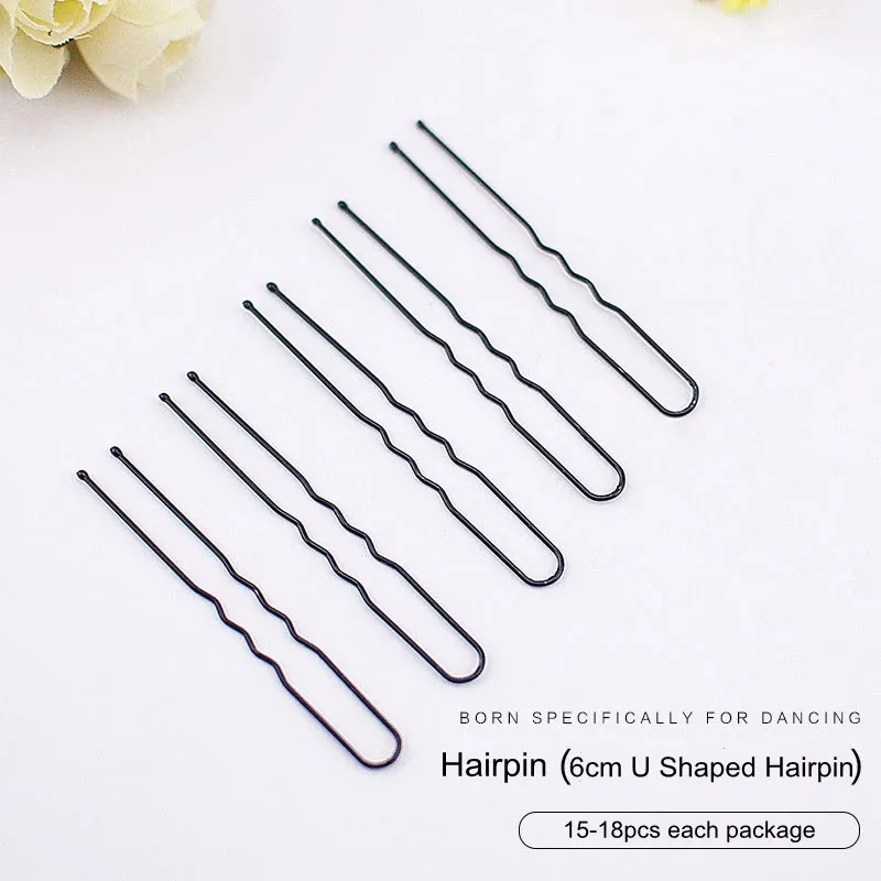 Заколка для волос U-образная 15-18 шт./компл. металлическая заколки невидимки