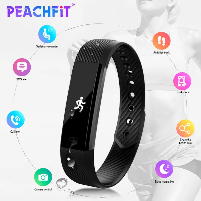 Смарт браслет ID115 с шагомером и поддержкой Bluetooth|Смарт-браслеты| |