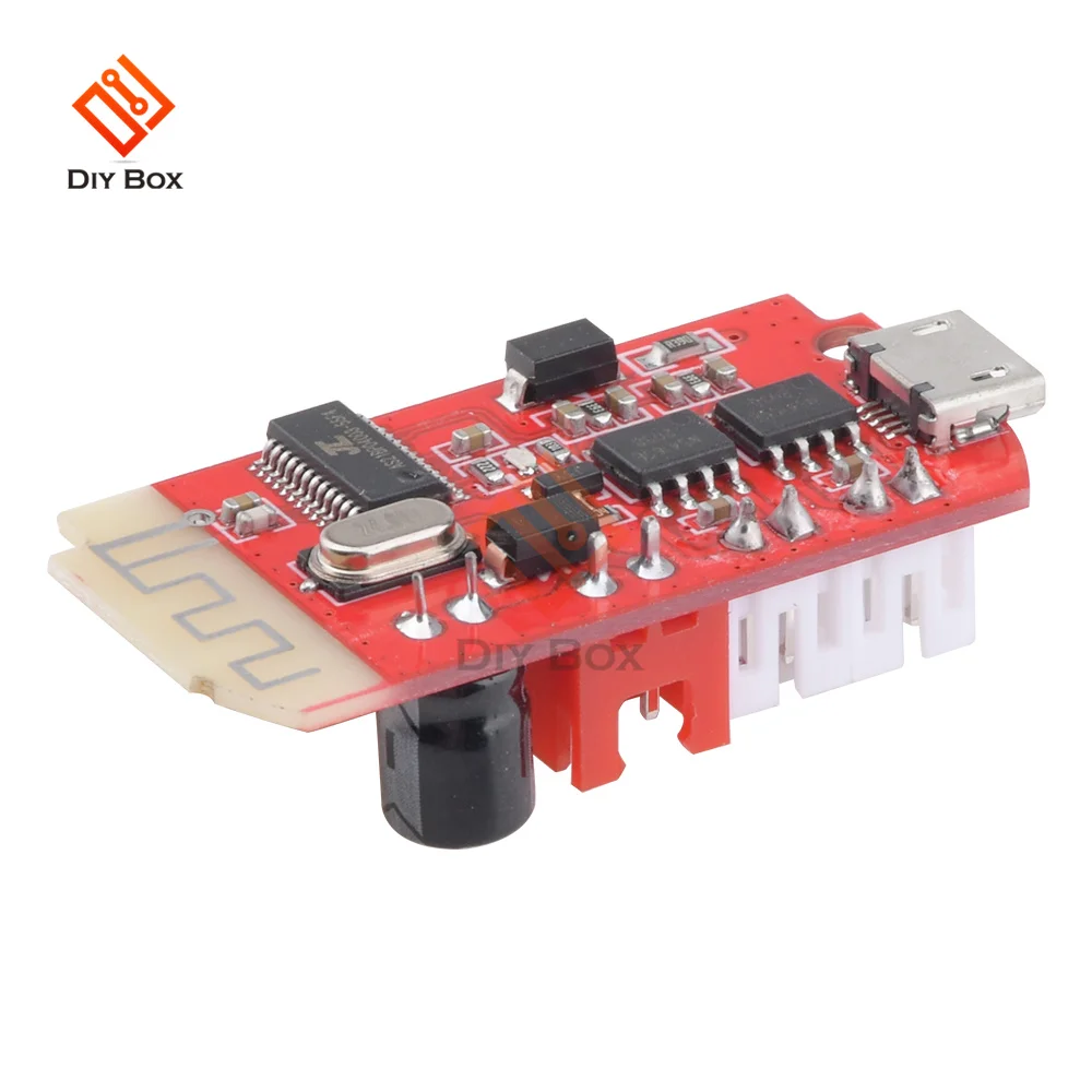 DC 3.7V 5V 5W Bluetooth Amplifier Board Dual Plate Sound Music Player Audio AMP for Speaker | Электроника