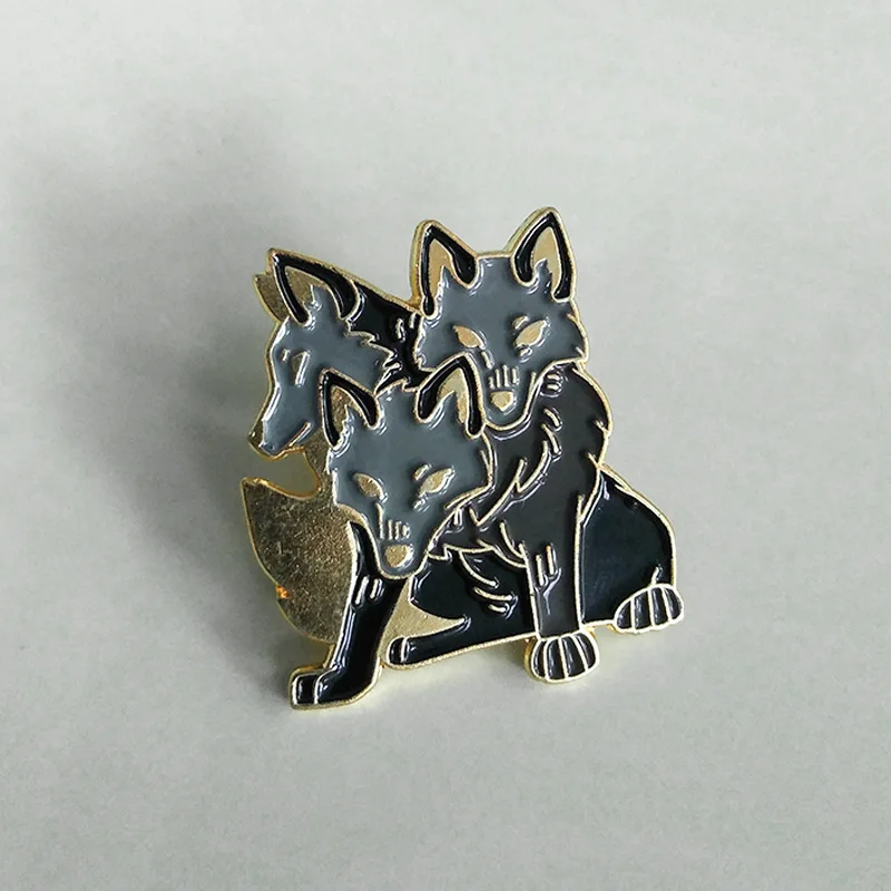 FIMAODZ Ancient Greek Mythology Hell Three-Headed Dog Brooch Pin New Design Hot Jewelry Wholesale | Украшения и аксессуары