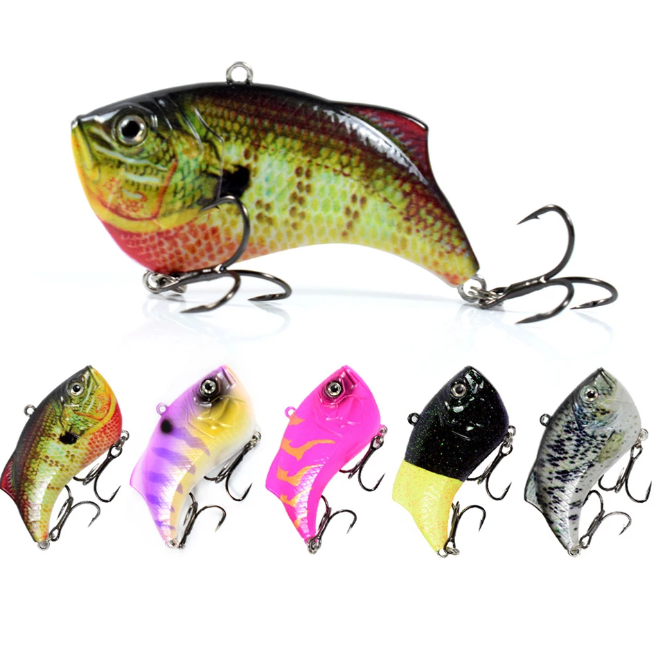 

GOBYGO 1PCS 65MM 14G Fishing Lures Vibration Artificial Hard Bait Sinking Wobblers Winter Fishing Pesca Swimbait Floating Lures