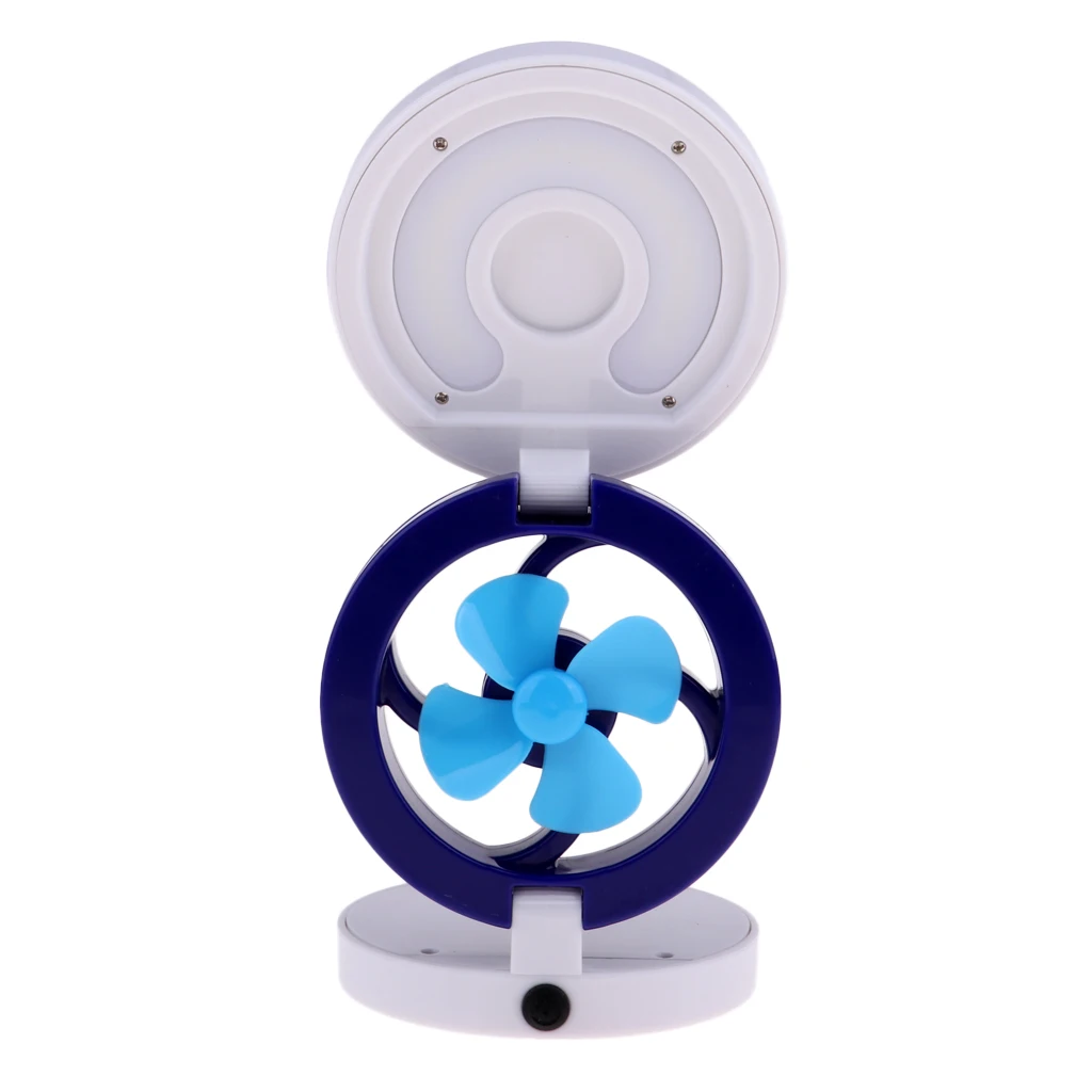 

Bedside Lamp Cute Fan Portable Foldable Night Light Mini USB ReChargeable